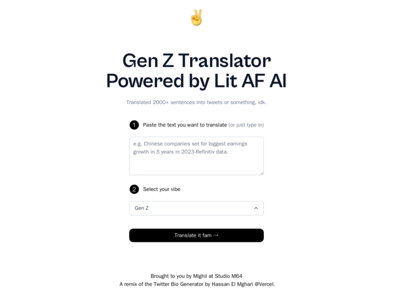 Gen Z Translator