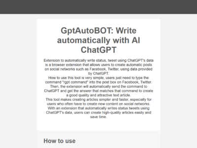 GPTAutoBot