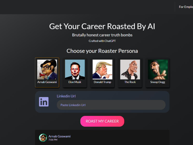 AI Roasts My Career