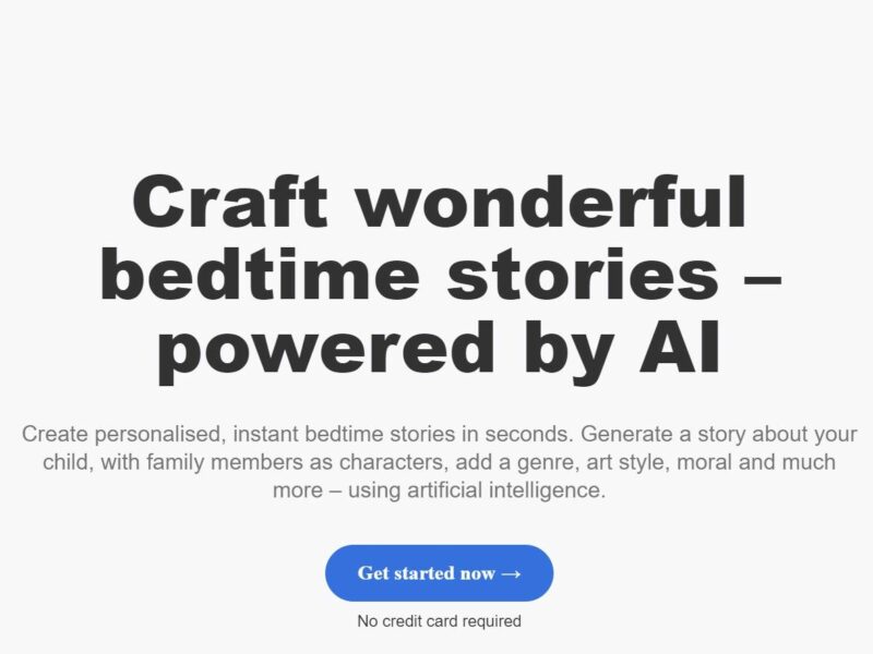 BedtimeStory AI