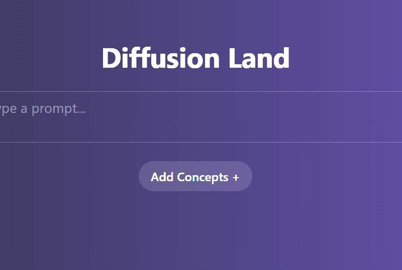 Diffusion Land