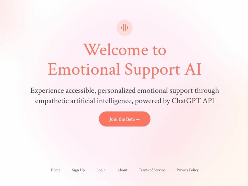 Emotional Support AI