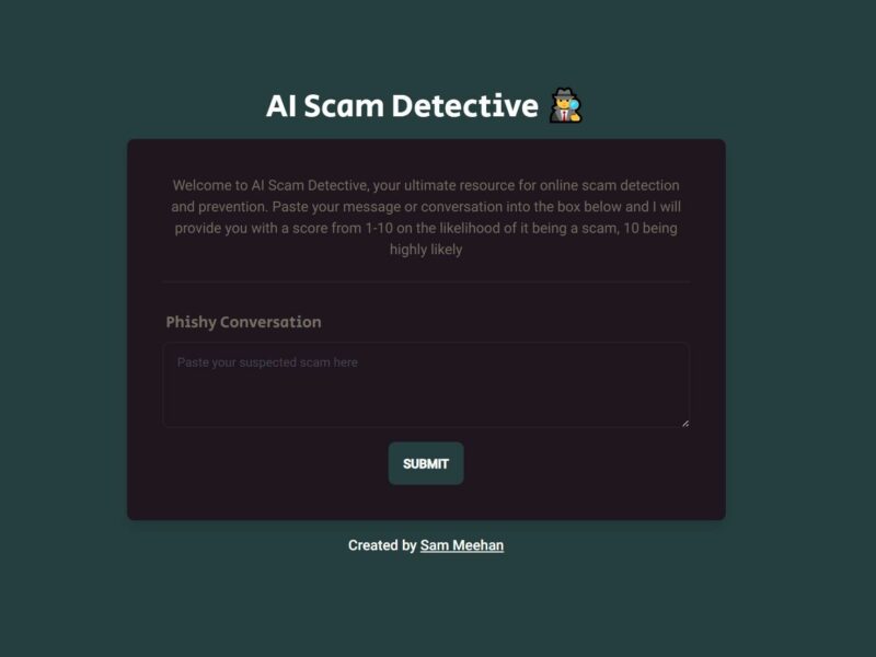 AI Scam Detective