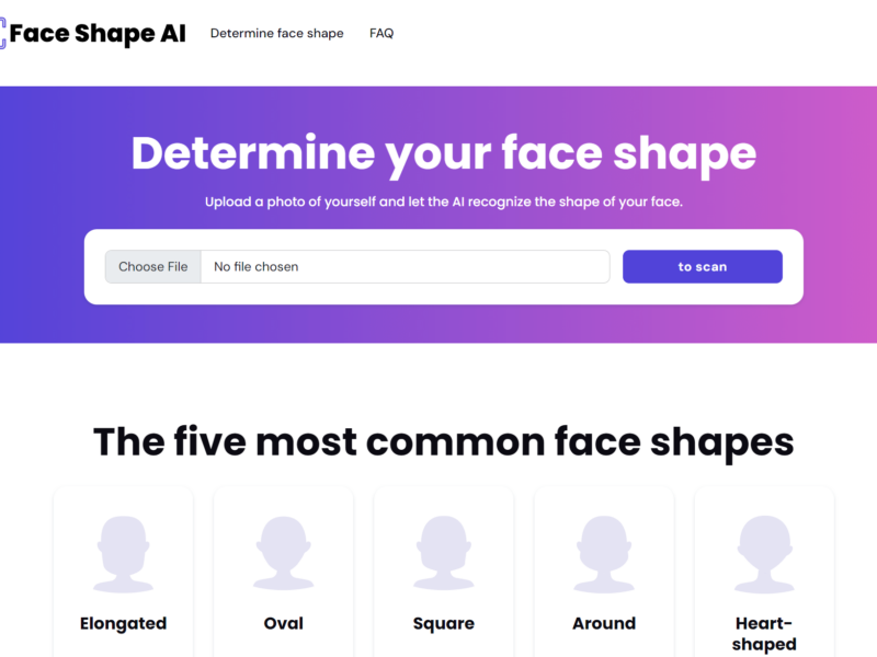 Face Shape AI