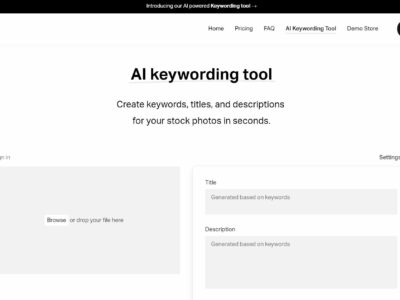 AI Keywording Tool