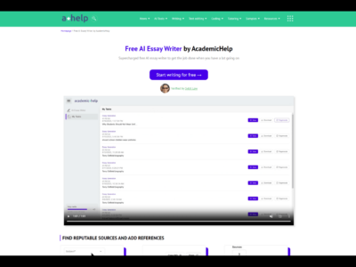 Free AI Essay Writer