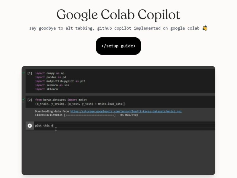 Google Colab Copilot