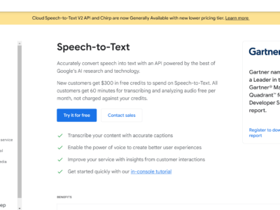 Google Cloud Speech to Text