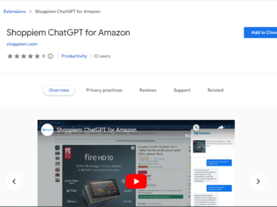 Shoppiem ChatGPT for Amazon