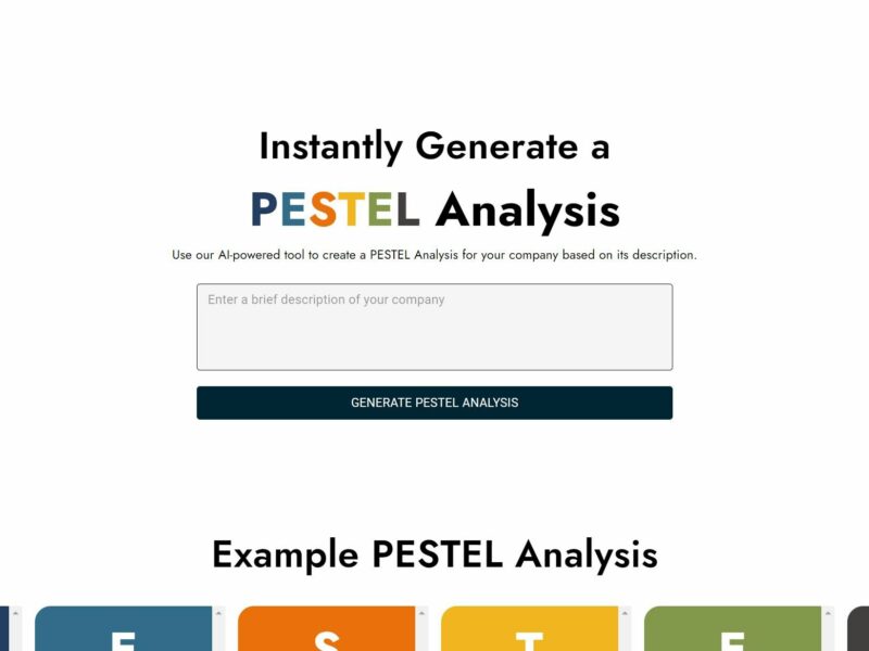 Pestel Analysis