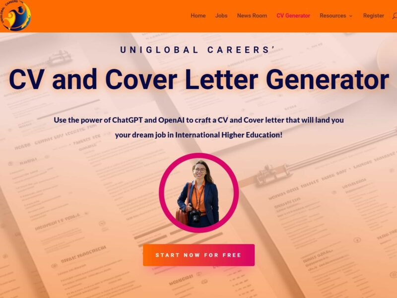 UniGlobal CV and Cover Letter Generator