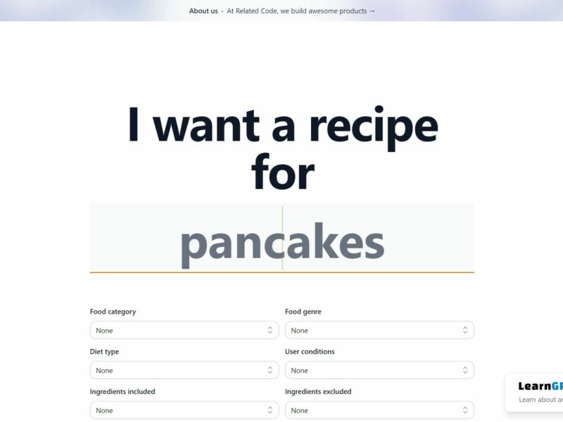 RecipeGPT