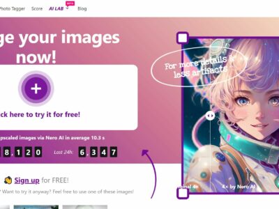 Nero AI Image Upscaler