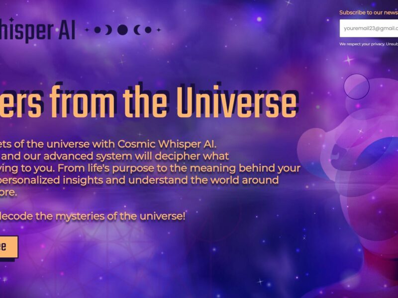 Cosmic Whisper AI