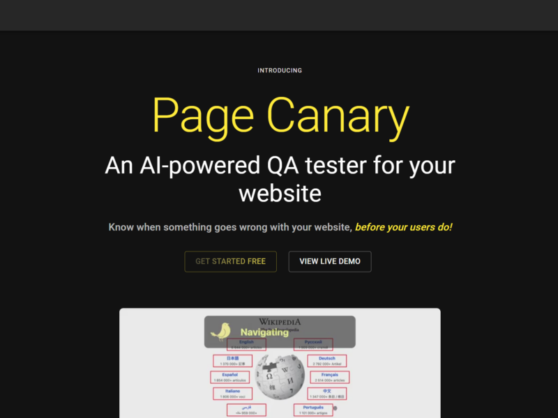 Page Canary