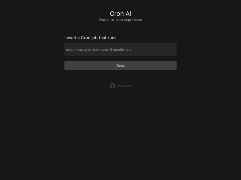 Cron AI