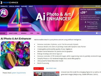 Mediachance's AI Photo & Art Enhancer