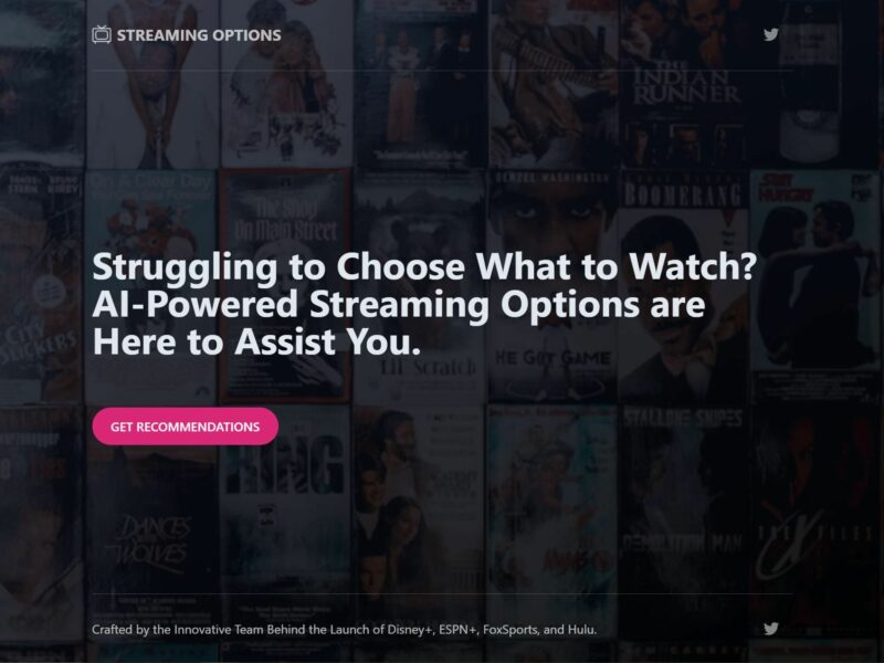 Streaming Options