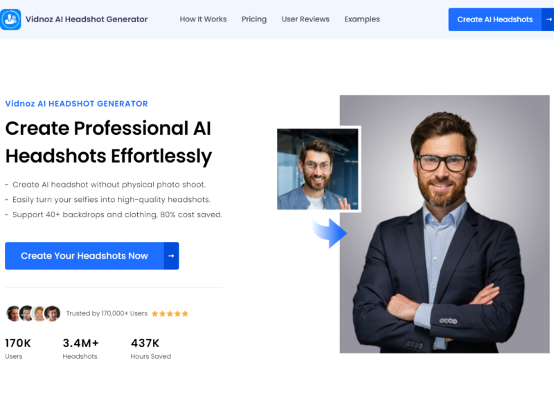 Vidnoz Headshot Generator