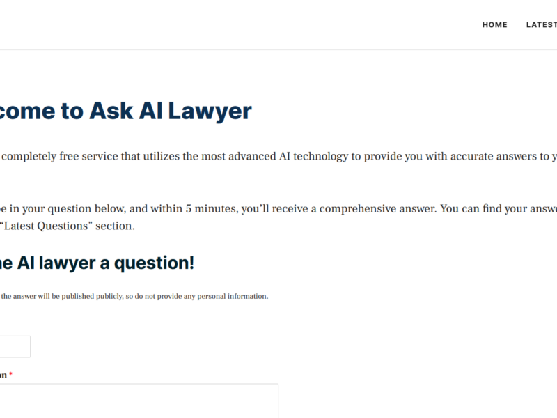 Ask AI Lawyer