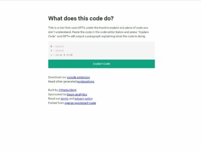 What does this code do?