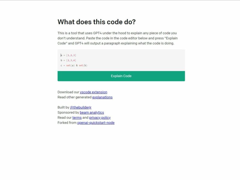 What does this code do?