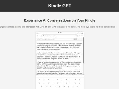 Kindle GPT