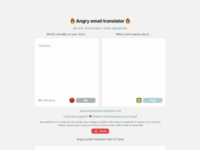 Angry Email Translator