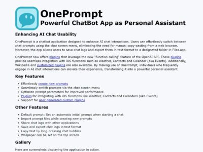 OnePrompt