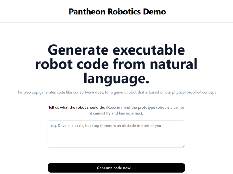 Pantheon Robotics