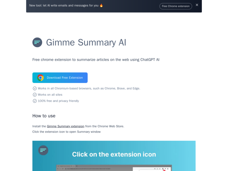 Gimme Summary AI