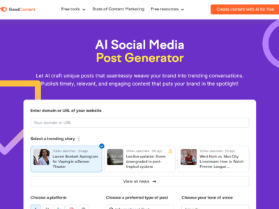 AI Social Media Post Generator