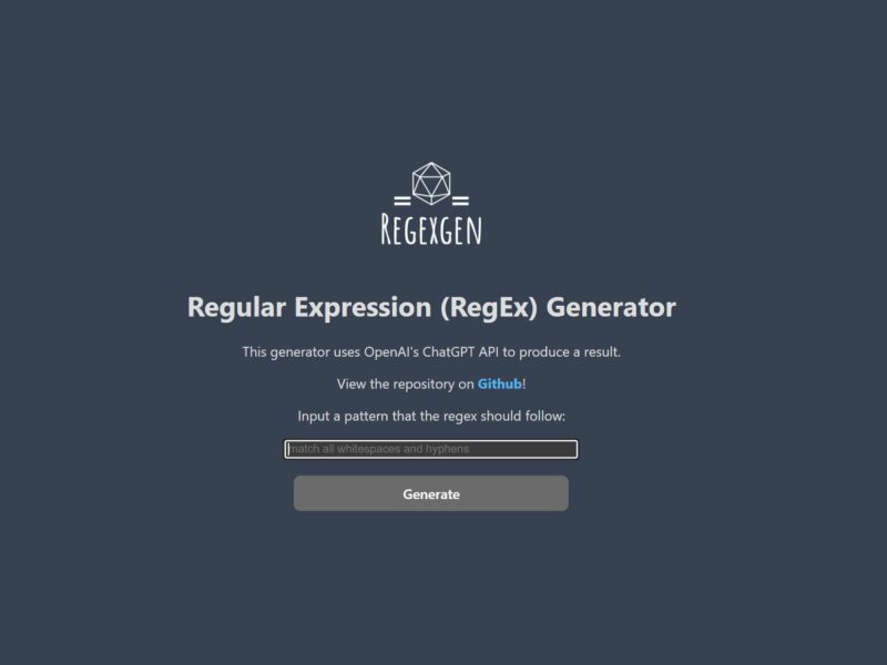 RegEx Generator