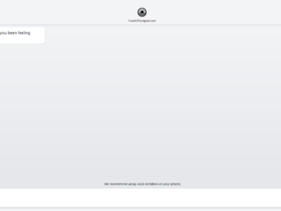 Free AI Therapist