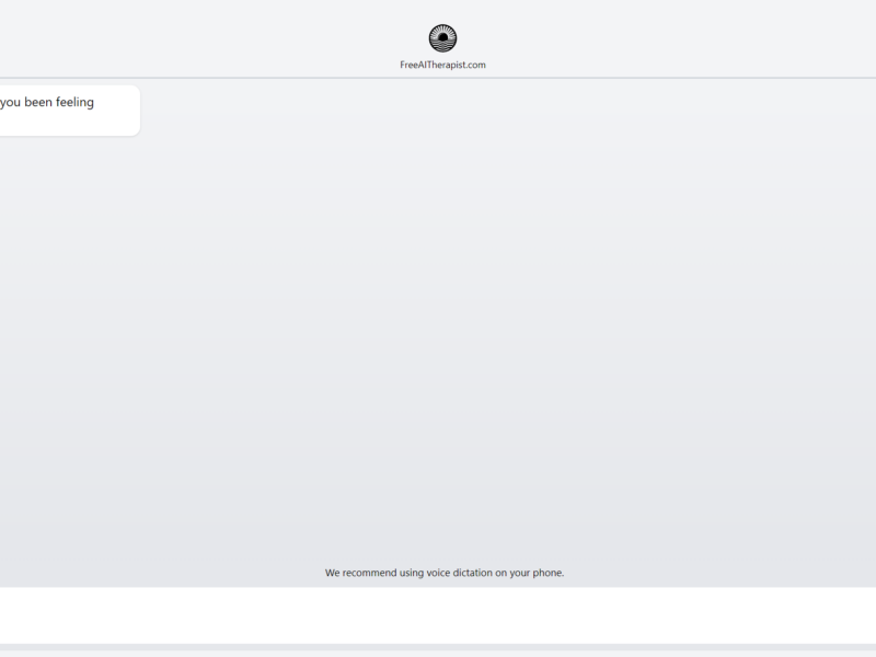 Free AI Therapist
