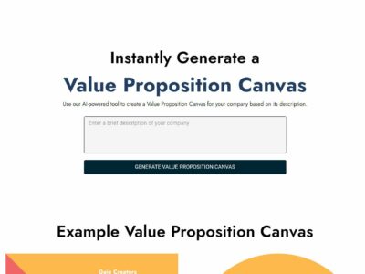 Value Prop Canvas