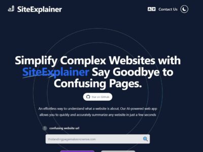 SiteExplainer