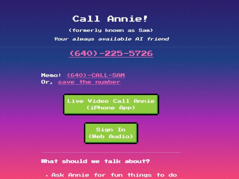 Call Annie