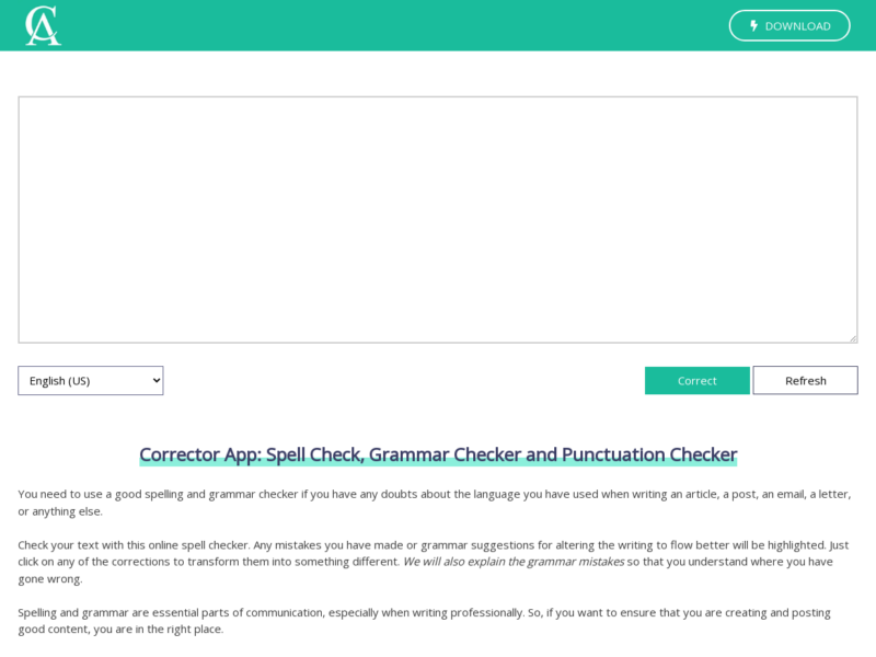 Corrector App