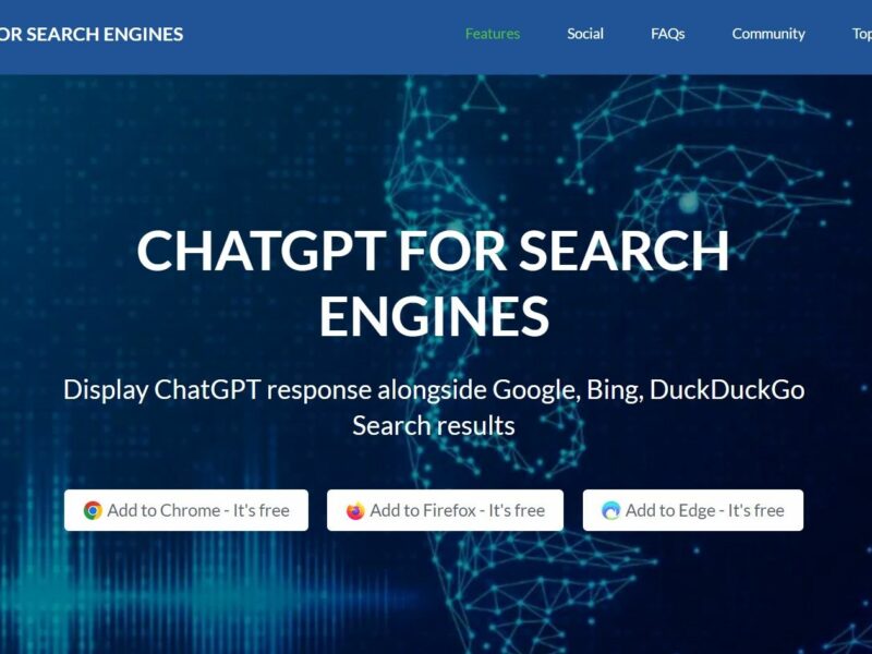 ChatGPT For Search Engines