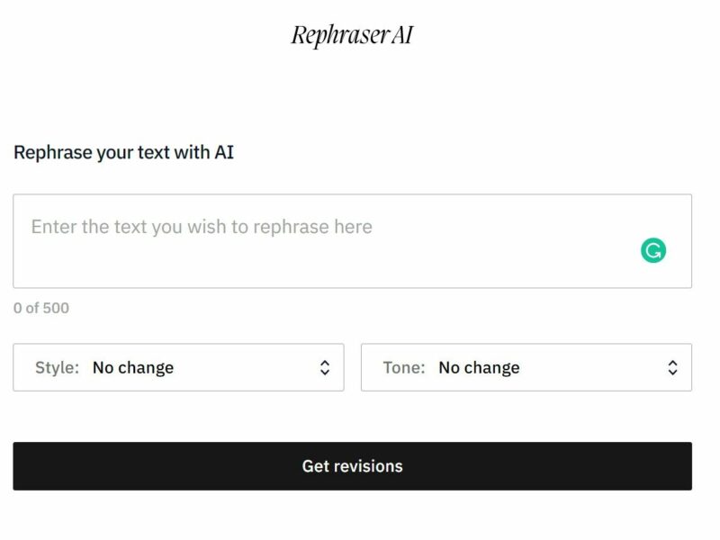 Rephraser AI