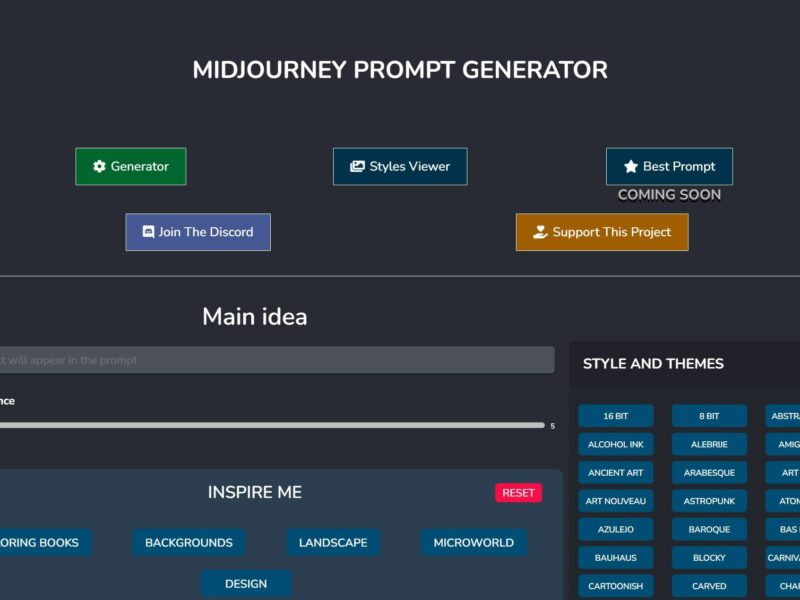 MidJourney Prompts Journey