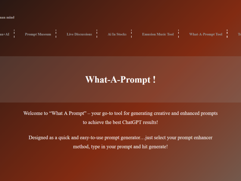 What-A-Prompt